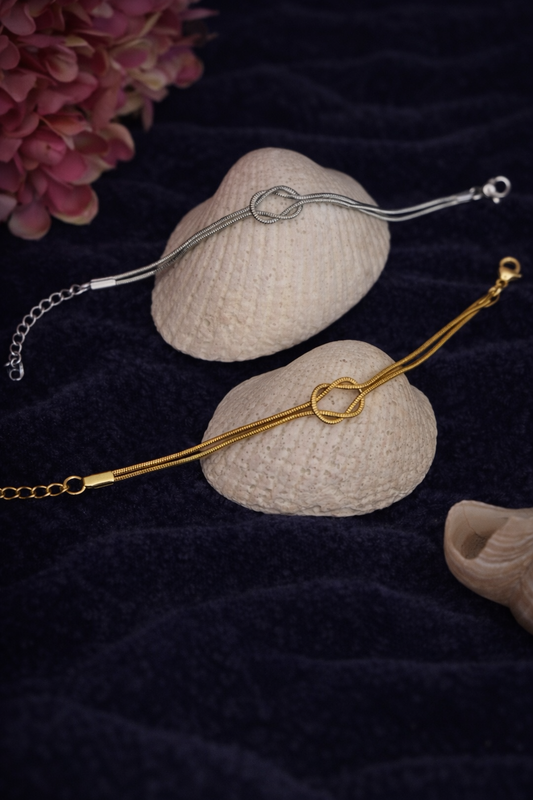 minimal knot bracelet✨