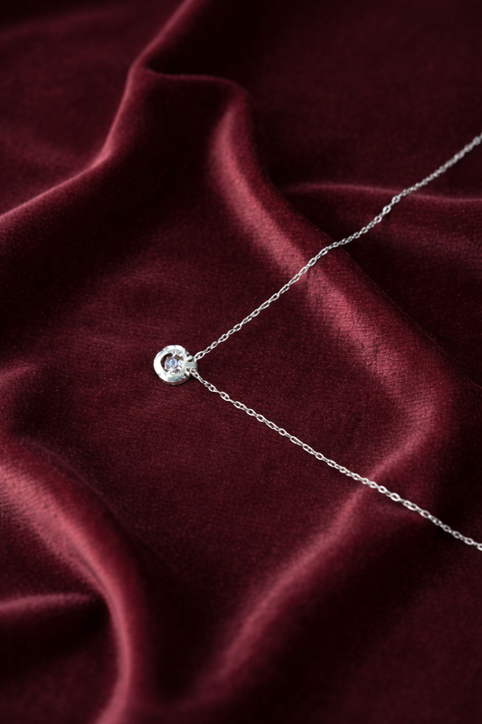 Classic Solitaire Pendant Necklace✨
