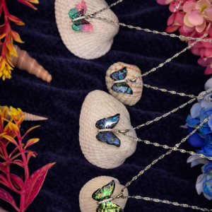 Butterfly charm necklace