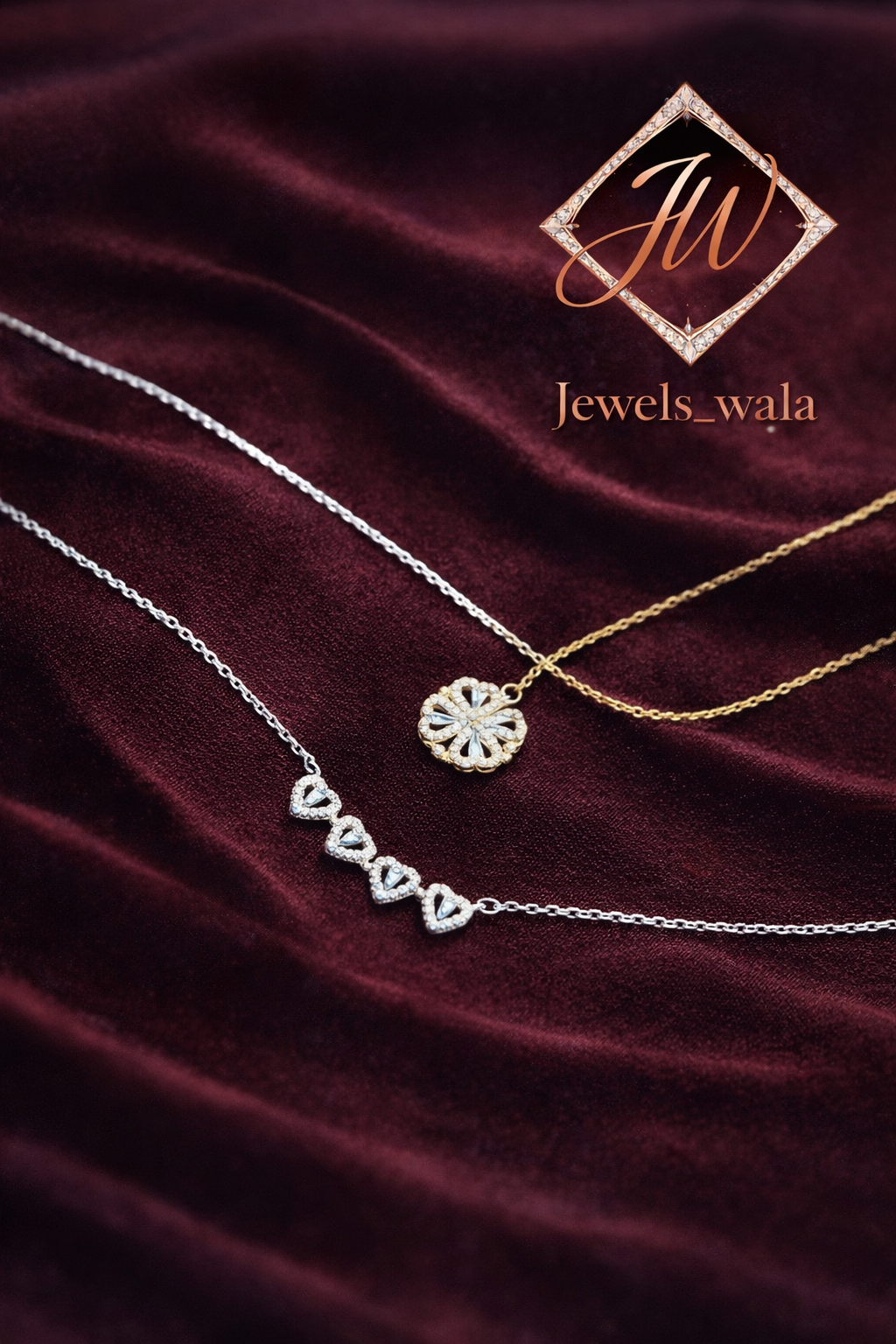 Dual design necklace set ✨